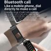 K80 1.57" IP67 Smart Watch with Earphone & Bluetooth Call Silver - 3