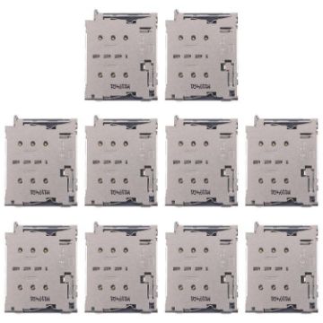 10pcs Original SIM Card Reader for Galaxy S10 5G SM-G977 - 1