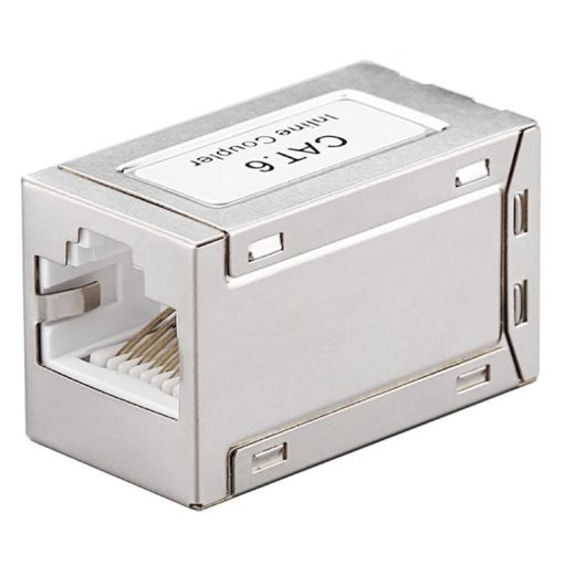 Shielded RJ45 Coupler Ethernet Cable Extender, Model: CAT6 - 1