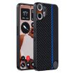 CMF Phone 2 Pro Ultra-thin Black Blue Carbon Fiber Case - 1