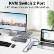 KCEVE KC-KVM9201 8K HDMI & USB3.0 Monitor KVM Switch, US Plug - 5