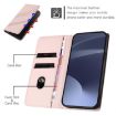 Ulefone Note 19 Pink Retro Leather Embossed Wallet Phone Case - 4