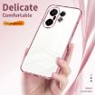 Vivo S30 Pro mini Transparent Purple Phone Case with Fine Hole Design - 6