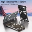 Xiaomi 14 Ultra Grey MagSafe Case with Rotating Carbon Fiber Bracket - 2