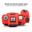 Red Litchi Texture Soft Silicone Case for Nikon Z6III - 5
