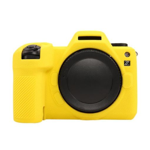 Yellow Litchi Texture Soft Silicone Case for Nikon Z6III - 1