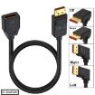 DP2.1 Male to Female 52Gbps 16K DisplayPort Adapter Cable 15cm - 2