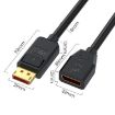 DP2.1 Male to Female 52Gbps 16K DisplayPort Adapter Cable 15cm - 4