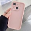 iPhone 15 Light Pink Shockproof TPU Case with Precise Hole - 1