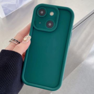 iPhone 15 Deep Blue Shockproof Frosted TPU Phone Case - 1