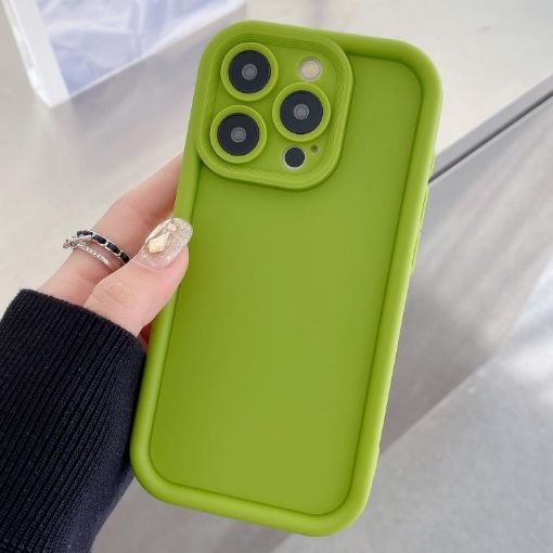 iPhone 13 Pro Max Fluorescent Green Shockproof TPU Case - 1
