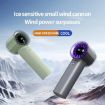 HX-F369 LED Display High Speed Handheld Fan - Dark Grey - 2