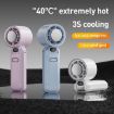 RD21 Purple Handheld Folding Cooling Fan - 3