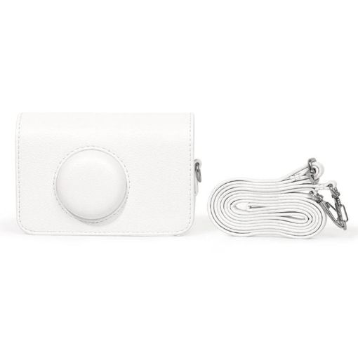 Kodak EKTAR H35/F501/F9 White Leather Camera Case with Strap - 1