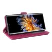 Fossibot S3 Pro Leather Phone Case, 6-Card Slots, Wrist Strap, Rose Red - 6