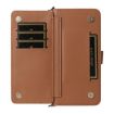 OPPO A5 5G/4G Leather Case with Strap, 6-Card Slots (Brown) - 5