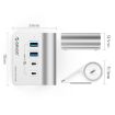 ORICO M3CU2-G2 4-in-1 Type-C Dock: Dual USB & Type-C Ports (Silver) - 2