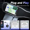 Wired to Wireless USB Car CarPlay Adapter with Type-C (Black) - 2