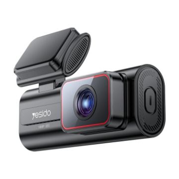 Yesido KM21 HD Car Camera Recorder with 1.47" Screen - Black - 1