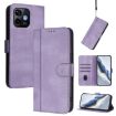 Ulefone Note 16 Pro Retro Leather Case, Line Splicing Buckle, Purple - 1