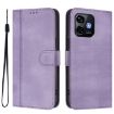 Ulefone Note 16 Pro Retro Leather Case, Line Splicing Buckle, Purple - 2