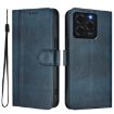 Ulefone Note 20 Pro Retro Leather Case, Dark Blue, Buckle Design - 2