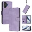 Ulefone Note 21 Retro Leather Phone Case, Purple, Line Splicing Buckle - 1