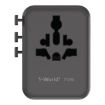 MOMAX UA22 70W Dual AC Mini GaN Global Travel Charger (Black) - 2