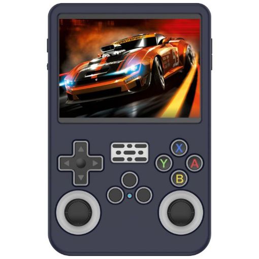 ANBERNIC R36S Dark Blue Silicone Protective Case for Console - 1