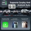 Mini USB Wired to Wireless Car CarPlay/Android Auto Adapter Gold - 3