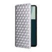 Sharp Aquos R10/R9 Flip Leather Case, Cubic Grid Texture, Silver - 6