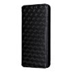 Fossibot S3 Pro Black Cubic Grid Leather Flip Phone Case - 2