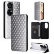 Ulefone Note 17 Pro Silver Flip Case with Cubic Grid Texture - 1