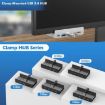 HCL-4C-Pro 4-Port Aluminum Type-C3.1 Clamp Hub (Black) - 4