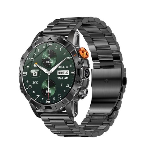 BH11 4G LTE Smart Watch, Android 8.1, 2GB+16GB, Heart Rate, Black - 1