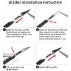 QianLi TX01 Carbon Fibre Non-Magnetic Anti-Static Knife Handle - 5