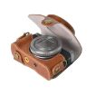 Canon G7 X Mark III Retro Leather Camera Case with Strap (Coffee) - 5