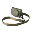 Canon G7 X Mark III Retro Green Leather Camera Case with Strap - 1