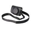 Canon G7 X Mark III/G7X3 Leather Camera Case with Strap (Black) - 1
