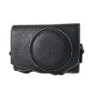 Canon PowerShot SX740 HS Retro Leather Camera Case Bag with Strap - 1