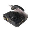 Canon PowerShot SX740 HS Retro Leather Camera Case Bag with Strap - 6
