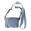 FUJIFILM X-M5 Retro Litchi Leather Camera Case Bag with Strap (Blue) - 1