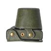 FUJIFILM X-M5 Retro Green Leather Camera Case Bag with Strap - 5