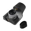 FUJIFILM X-M5 Leather Camera Case Bag with Strap (Black) Retro Style - 3