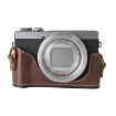 Canon G7 X Mark III Retro Leather Camera Case Bag with Strap (Coffee) - 4