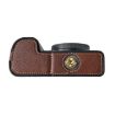 Sony ILCE-6400/A6300/A6200 Litchi PU Leather Camera Case (Coffee) - 4