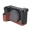 Sony ILCE-6700/A6700 Litchi Texture PU Leather Camera Case Coffee - 5