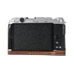 FUJIFILM X-M5 Coffee Litchi Texture PU Leather Camera Half Case - 3