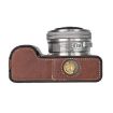 Sony ZV-E10 Litchi Texture PU Leather Camera Half Case (Coffee) - 6