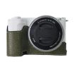 Sony Alpha ZV-E10 II/ZV-E10M2 Litchi PU Leather Camera Case (Green) - 1